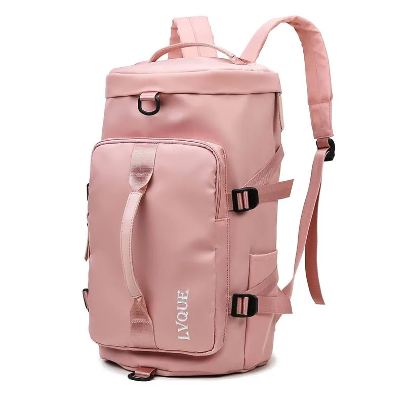 Women’s Gym Backpack & Travel Sports Bag with Shoe Storage – Multi-Use Fitness Shoulder Bag for Workouts, School & Daily Travel
