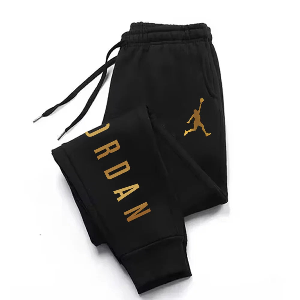 Men’s Letter Print Casual Jogger Pants