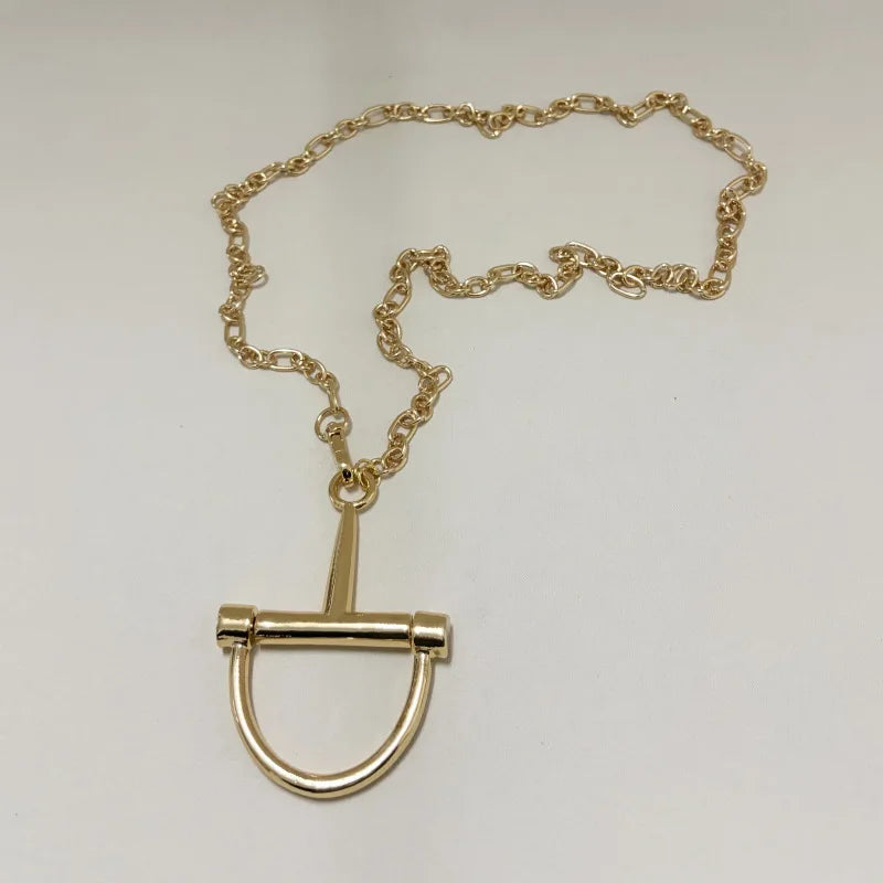 Women’s Classic Geometric Link Chain Necklace