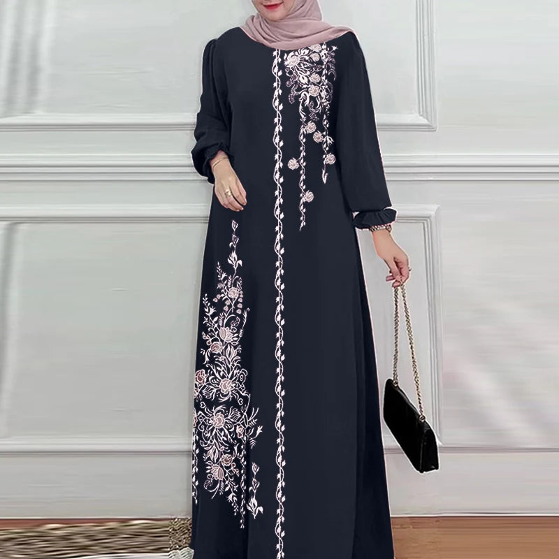Women’s ZANZEA Bohemian Floral Maxi Dress