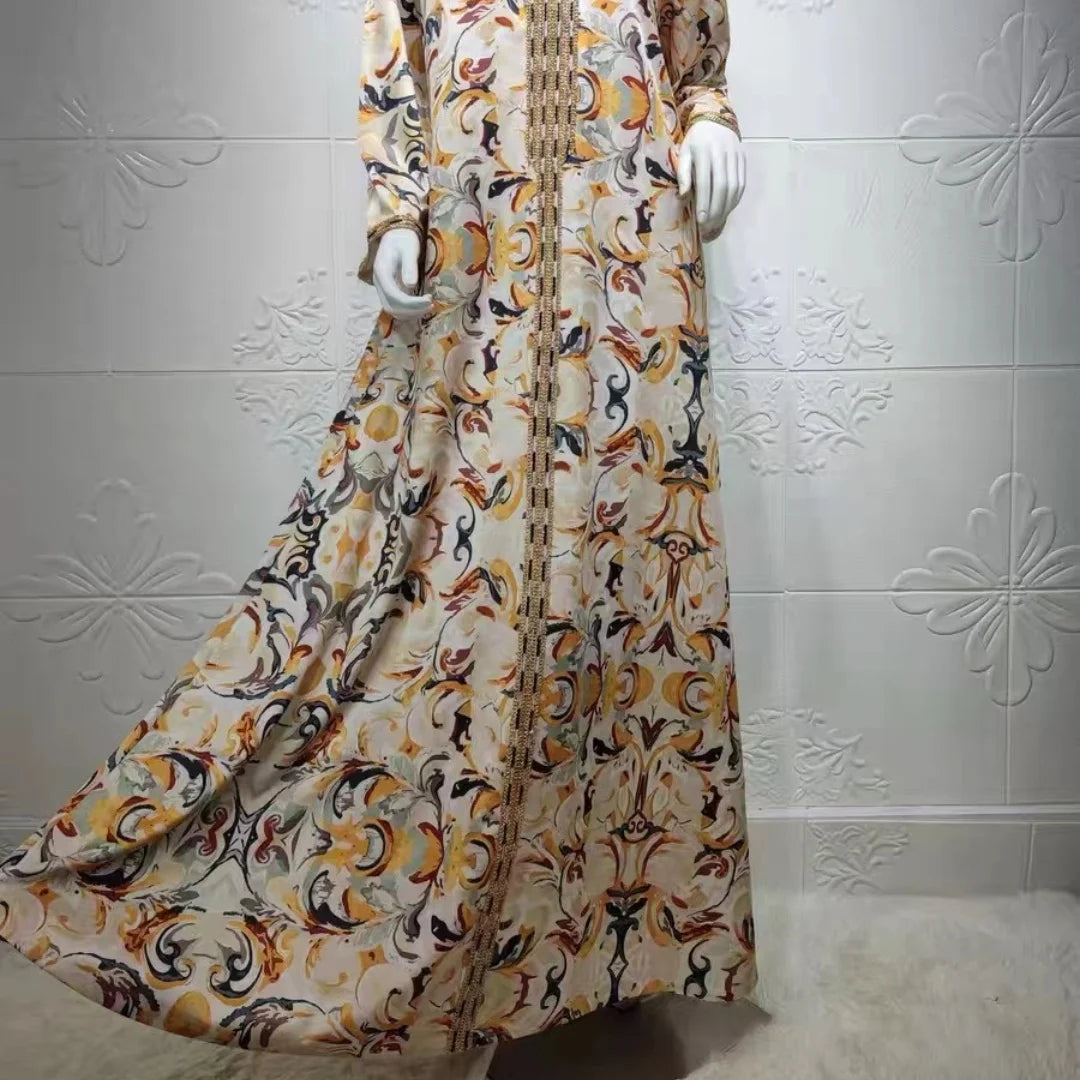 Abaya Dress for Women Dubai Turkey Luxury African Muslim Fashion Dress 2024 New Style Fashion Boubou Robe Oman Arabic Ramadan