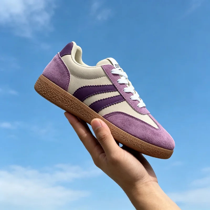 Men’s & Women’s Classic Retro Training Sneakers – Thick-Sole Lace-Up Casual Running Shoes for Everyday Comfort