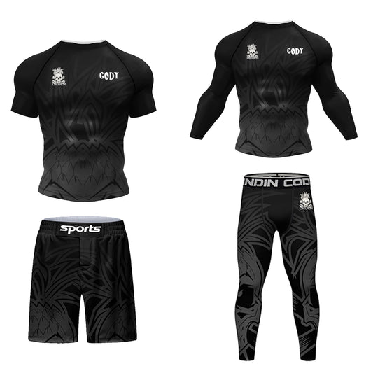 Men’s MMA & BJJ Compression Training Set