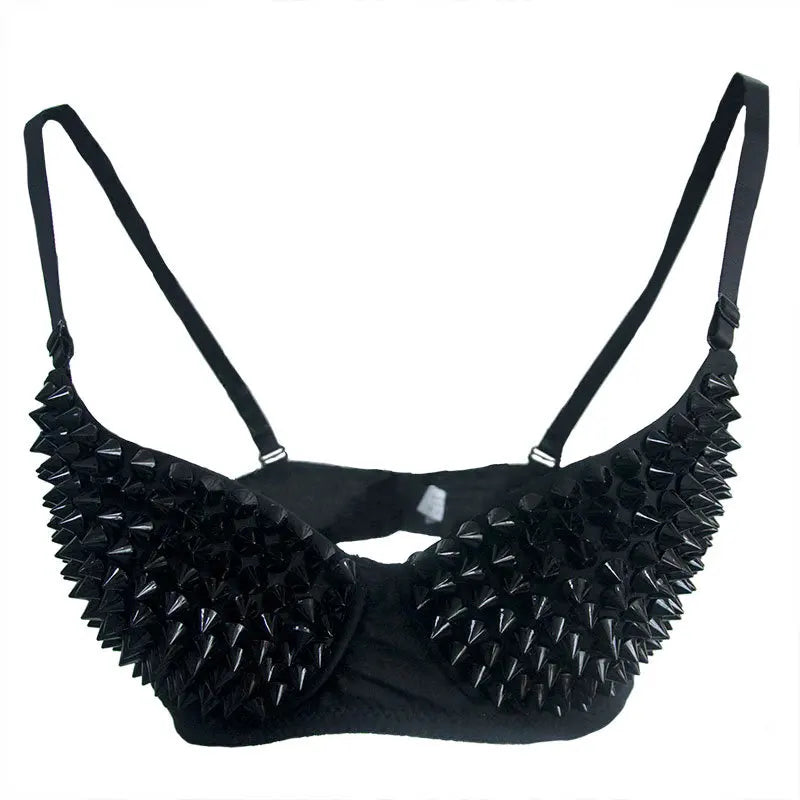 Raven Rivet Bralette