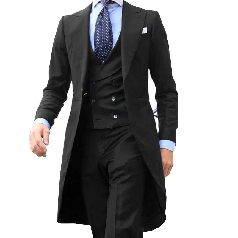 CustomizedNew White And Brown Formal Men Suit Groom Groomsman Wedding Party Prom Business Male Tuxedos 3 Piece Set Blazer Vest P