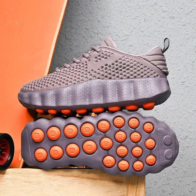 Men’s Breathable Platform Running Sneakers