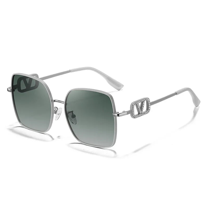 2026 New Women’s Vintage Metal Sunglasses – UV Protection Polarized High-Fashion Sunshade Eyewear, Stylish Gafas de Sol Mujer.