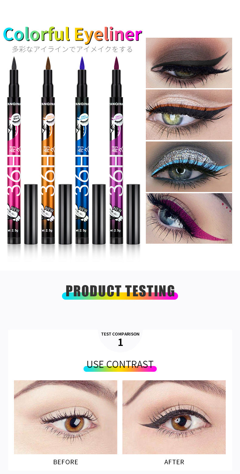 Waterproof Black Liquid Eyeliner Pen