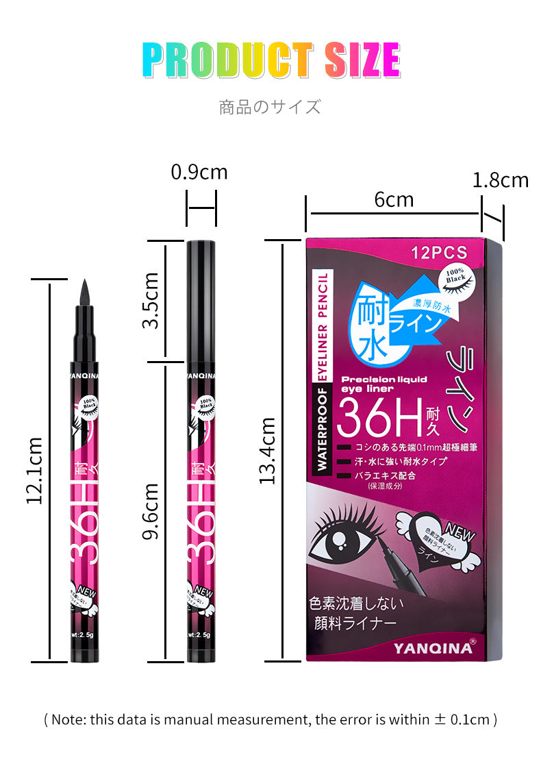 Waterproof Black Liquid Eyeliner Pen