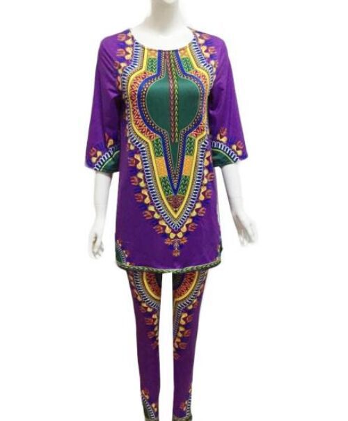 African Print Two-Piece Set