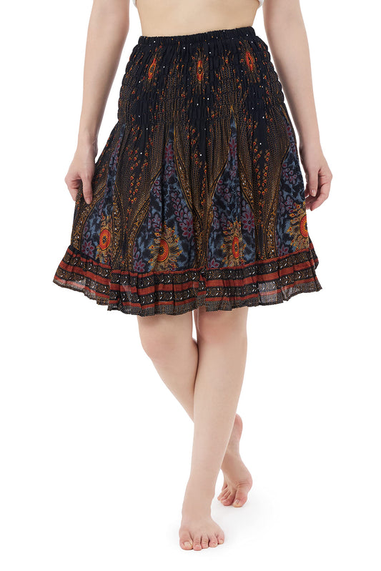 Boho Flowy High-Waist Skirt 🌸