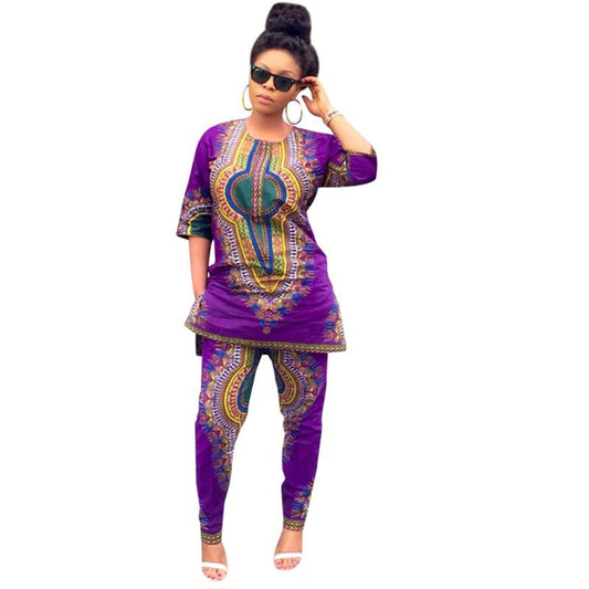 African Print Two-Piece Set