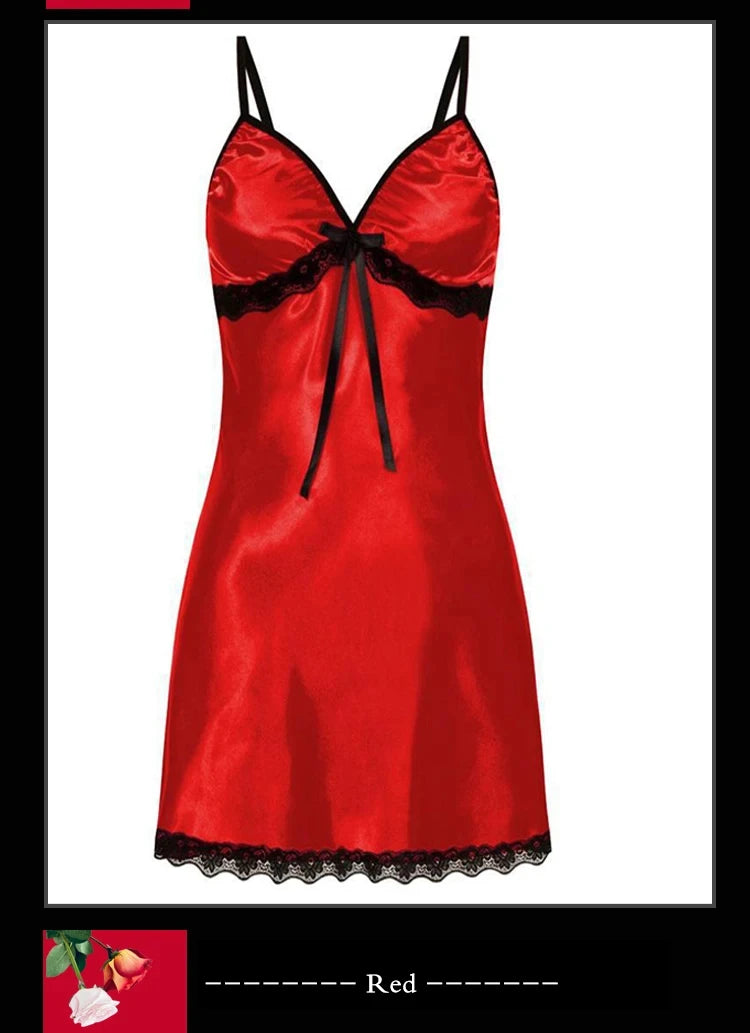 Women’s Lace V-Neck Nightgown 🌙