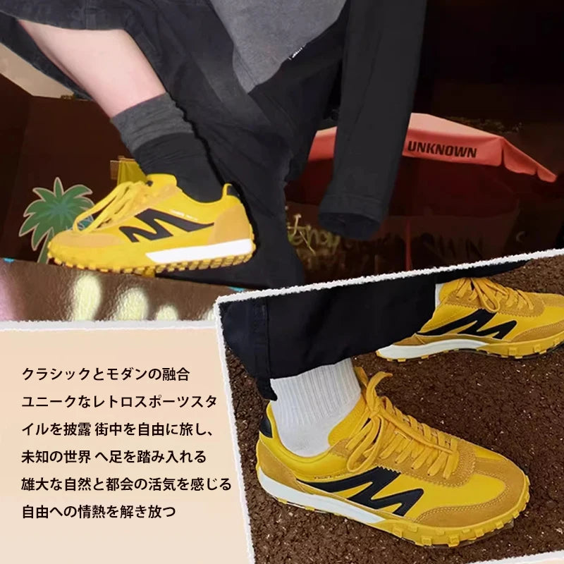 GOLDEN CAMEL Women’s Retro Sport Sneakers