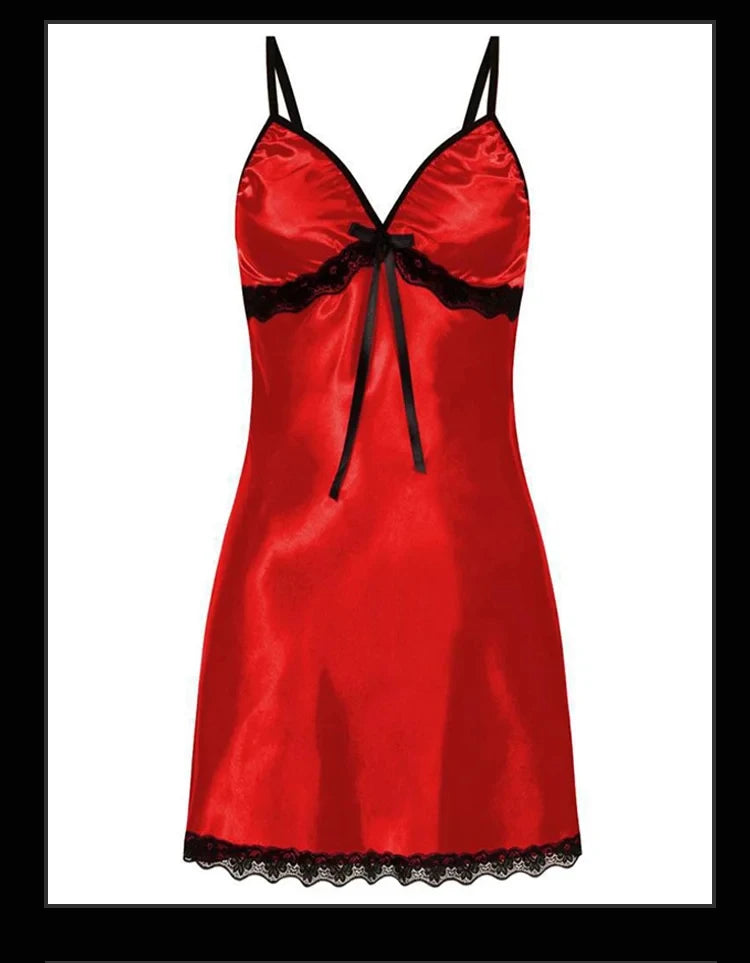 Women’s Lace V-Neck Nightgown 🌙