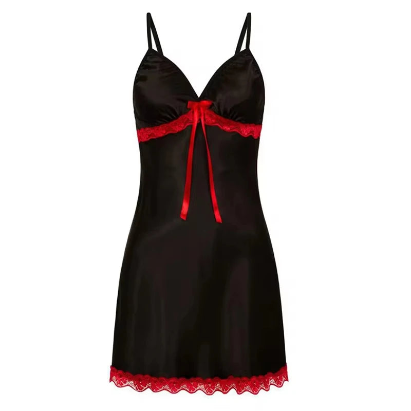 Women’s Lace V-Neck Nightgown 🌙