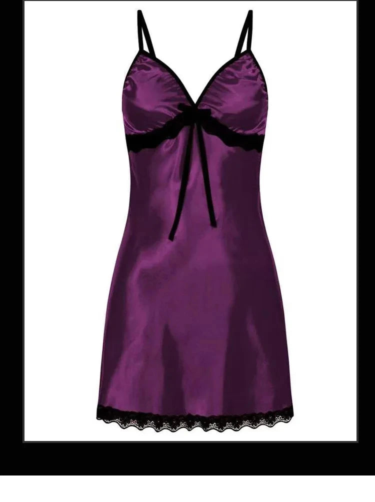 Women’s Lace V-Neck Nightgown 🌙