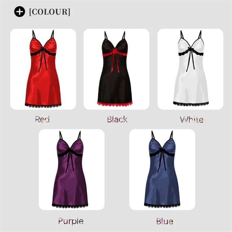 Women’s Lace V-Neck Nightgown 🌙