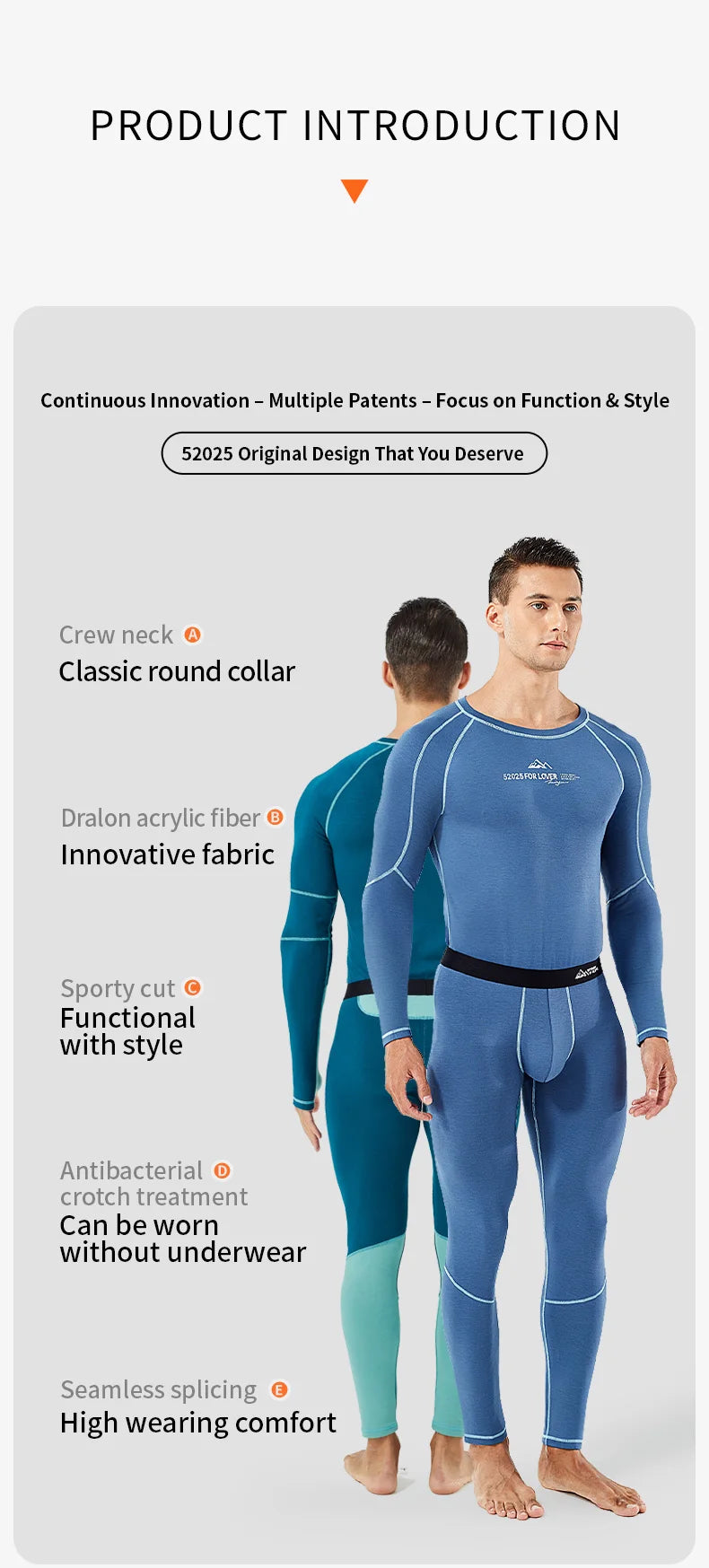 Unisex Soft Thermal Base Layer Set