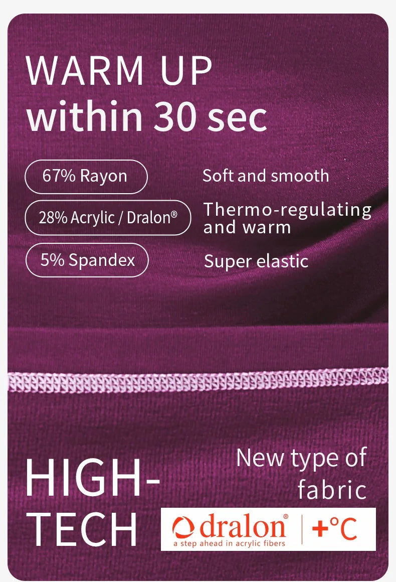 Unisex Soft Thermal Base Layer Set