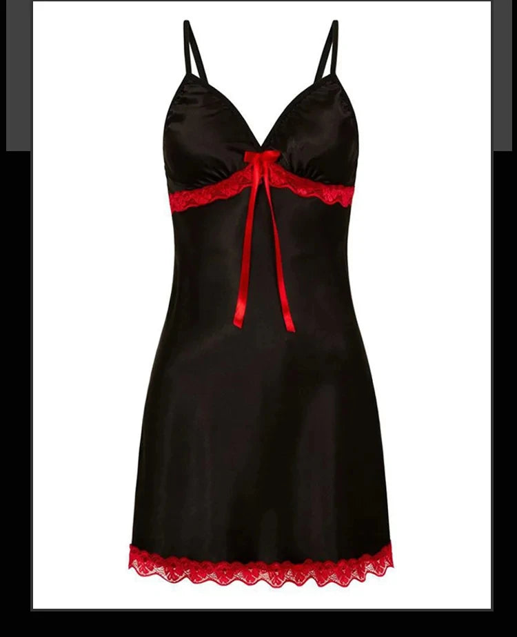 Women’s Lace V-Neck Nightgown 🌙