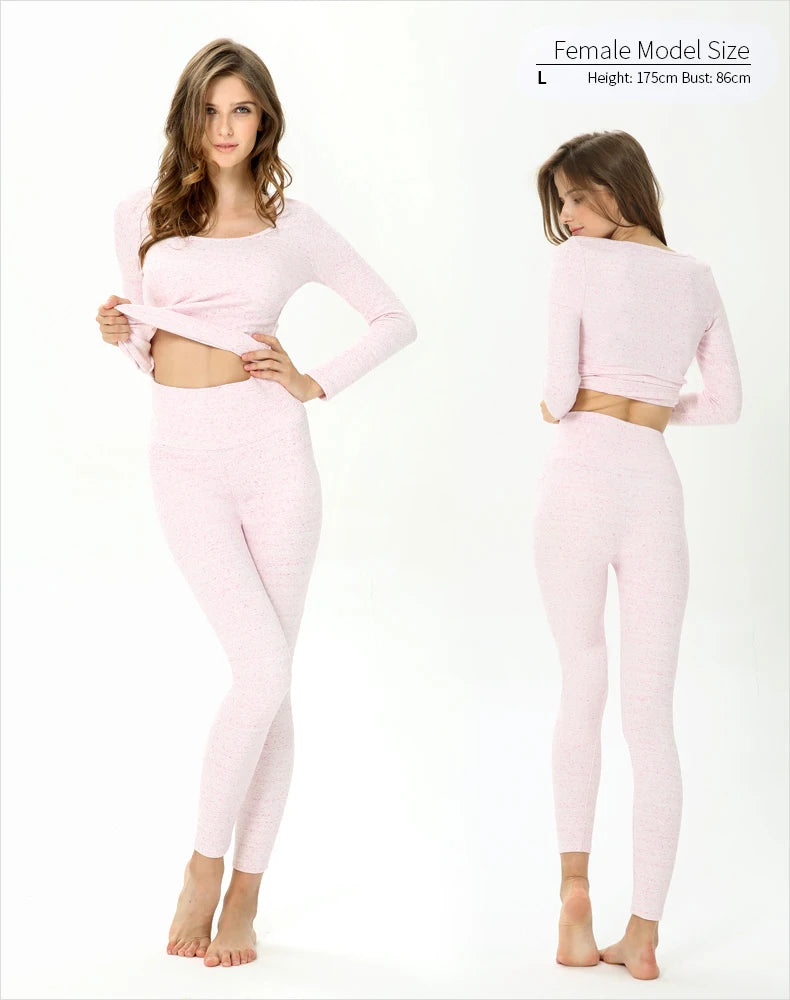 Unisex Soft Cotton Blend Thermal Underwear Set