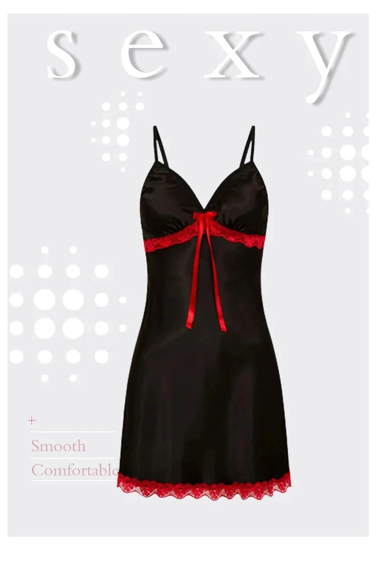 Women’s Lace V-Neck Nightgown 🌙