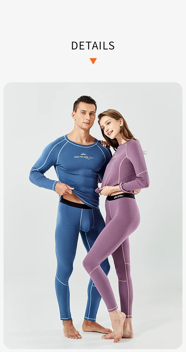 Unisex Soft Thermal Base Layer Set