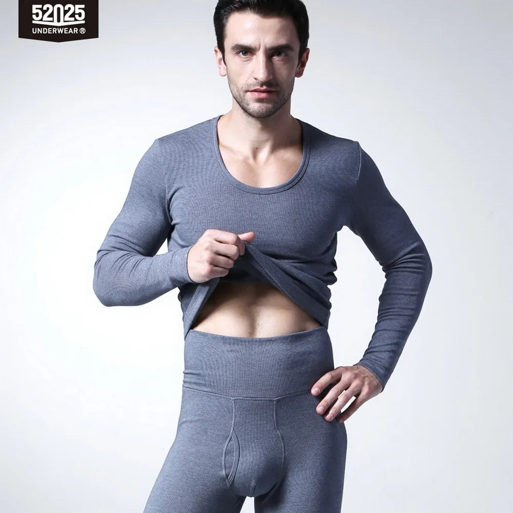 Unisex Soft Cotton Blend Thermal Underwear Set