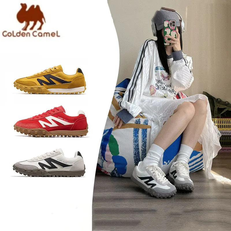 GOLDEN CAMEL Women’s Retro Sport Sneakers