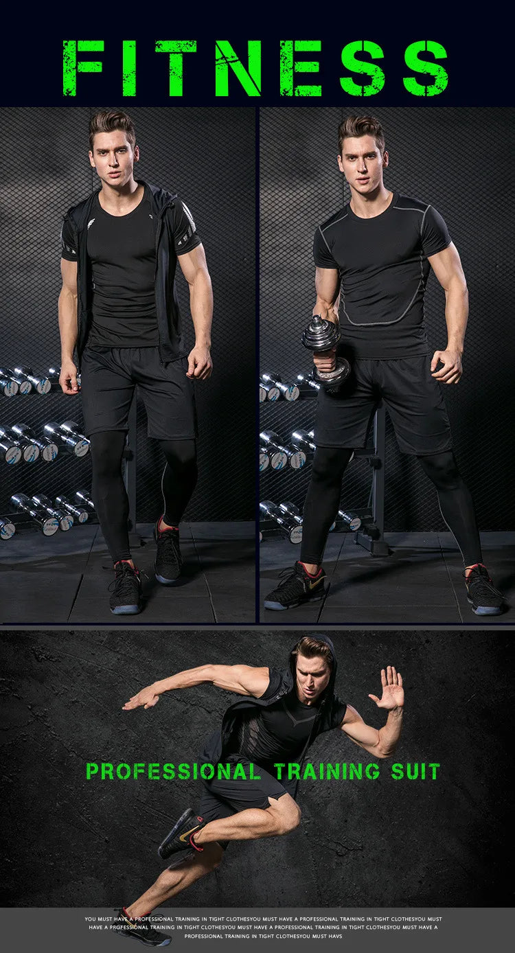 Men’s Compression Training Sports Set