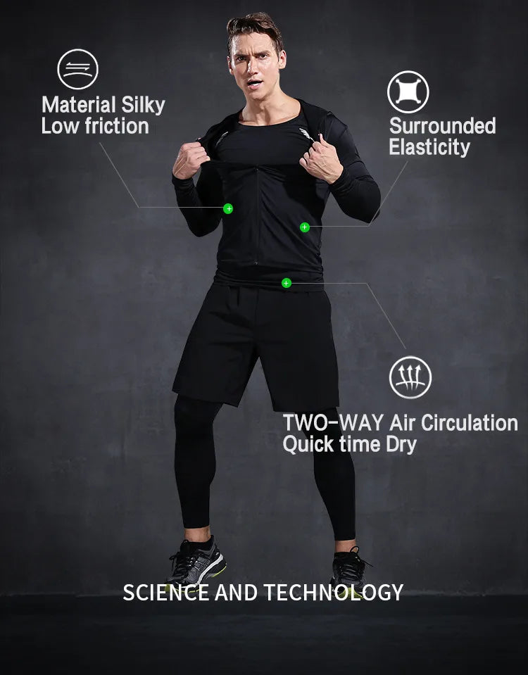 Men’s Compression Training Sports Set