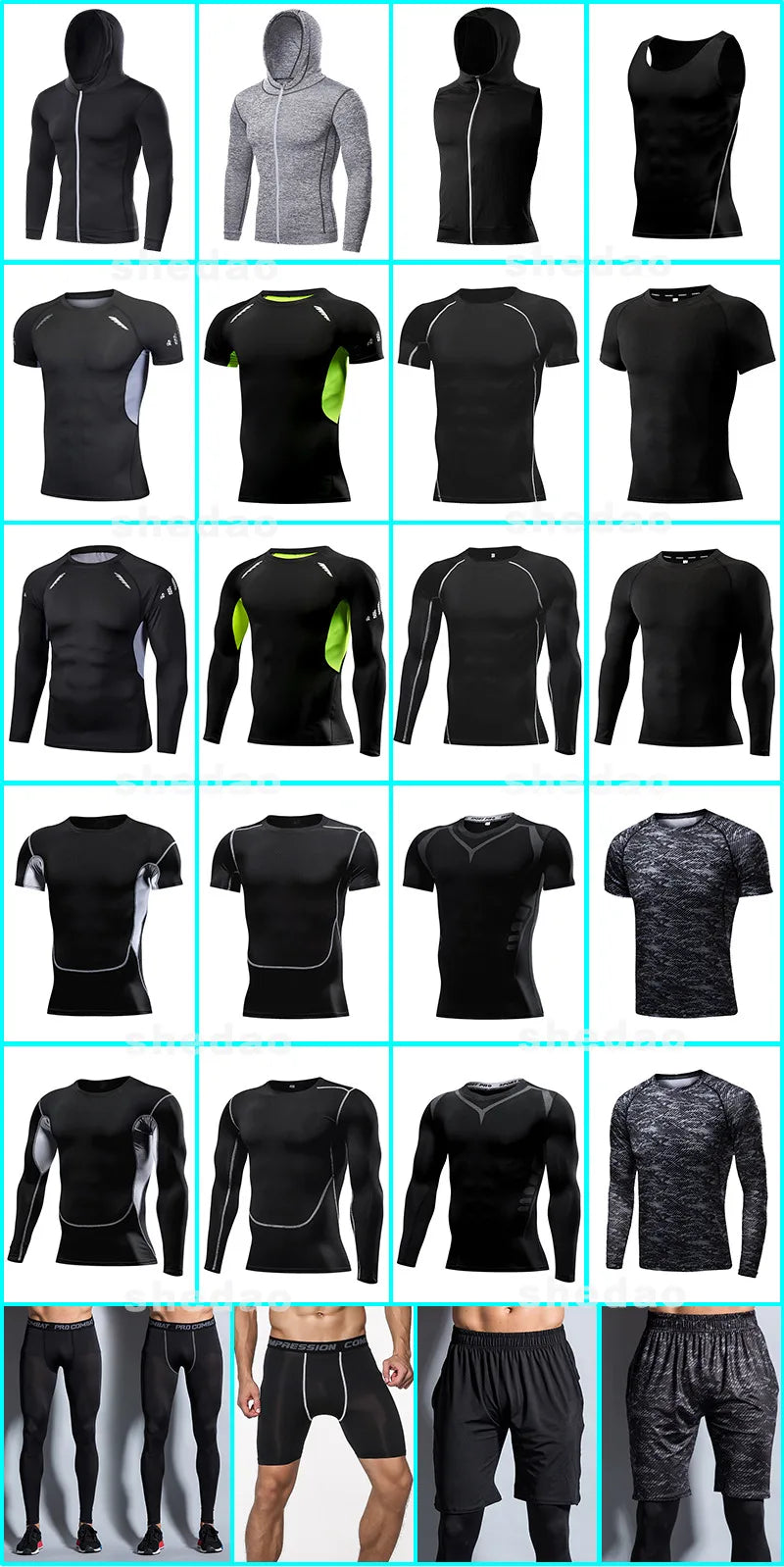 Men’s Compression Training Sports Set