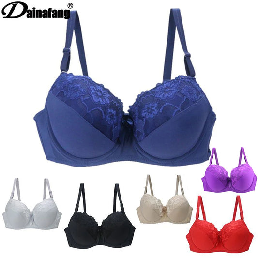 Women’s Floral Lace Push-Up Underwire Bra