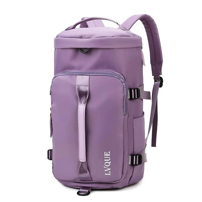Women’s Gym Backpack & Travel Sports Bag with Shoe Storage – Multi-Use Fitness Shoulder Bag for Workouts, School & Daily Travel
