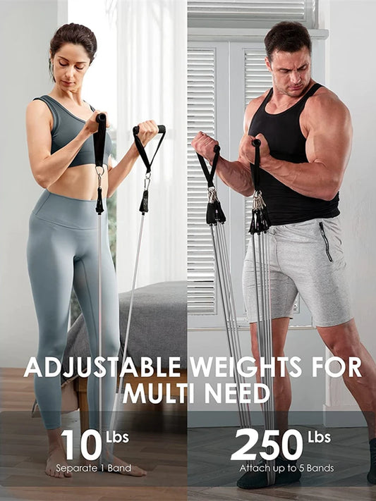 Heavy-Duty Resistance Band Set