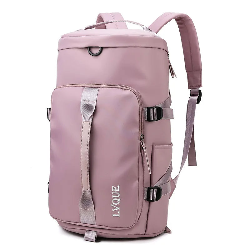 Women’s Gym Backpack & Travel Sports Bag with Shoe Storage – Multi-Use Fitness Shoulder Bag for Workouts, School & Daily Travel