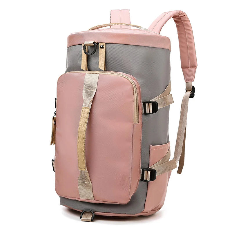 Women’s Gym Backpack & Travel Sports Bag with Shoe Storage – Multi-Use Fitness Shoulder Bag for Workouts, School & Daily Travel