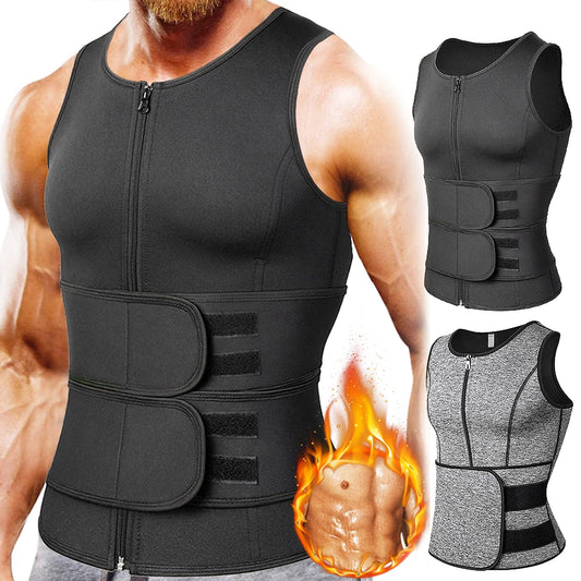 Men’s Compression Waist Trainer Workout Vest
