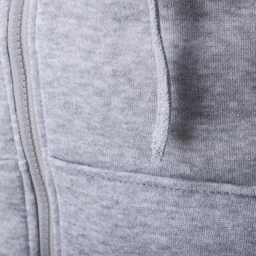 Men’s Casual Full-Zip Hoodie
