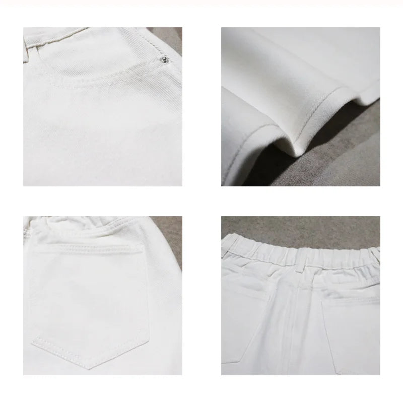 Straight Jeans men white Loose unisex Denim Trousers Trend Neutral Jeans Men baggy Casual Solid  Man Women Pants Hip Hop jeans