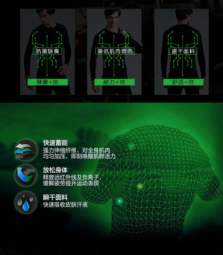 Men’s Compression Training Sports Set