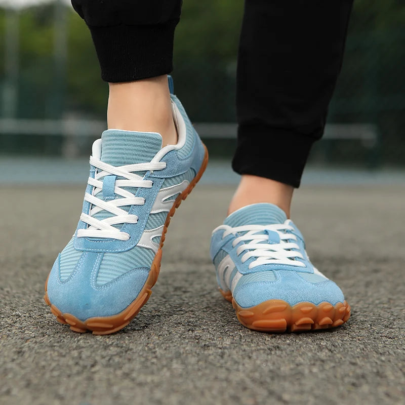 2026 Men's And Women's Toe Shoes Multifunctional Soft Sole Wide Last Shoes Walking Shoes Breathable Barefoot Casual Sports Shoes