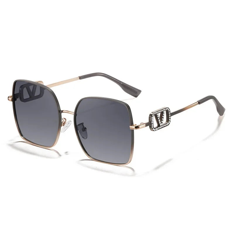 2026 New Women’s Vintage Metal Sunglasses – UV Protection Polarized High-Fashion Sunshade Eyewear, Stylish Gafas de Sol Mujer.