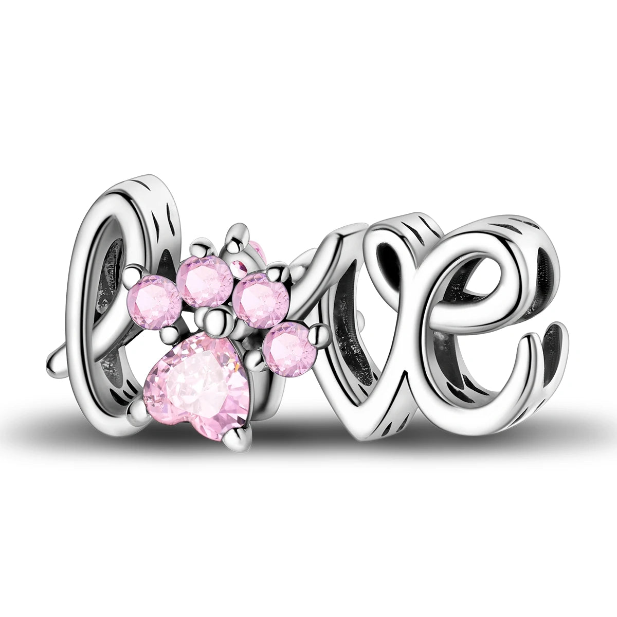 925 Sterling Silver Pink Ballet Girl Bow Pendant Charm Bead for Women – Elegant DIY Jewelry Making Charm for Bracelets & Necklaces