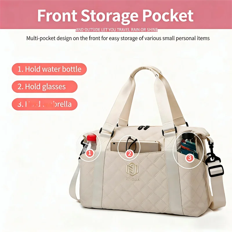 Large Capacity Sports Gym & Travel Duffle Bag – Dry/Wet Separation Shoulder Handbag for Yoga, Fitness, Training & Short Trips