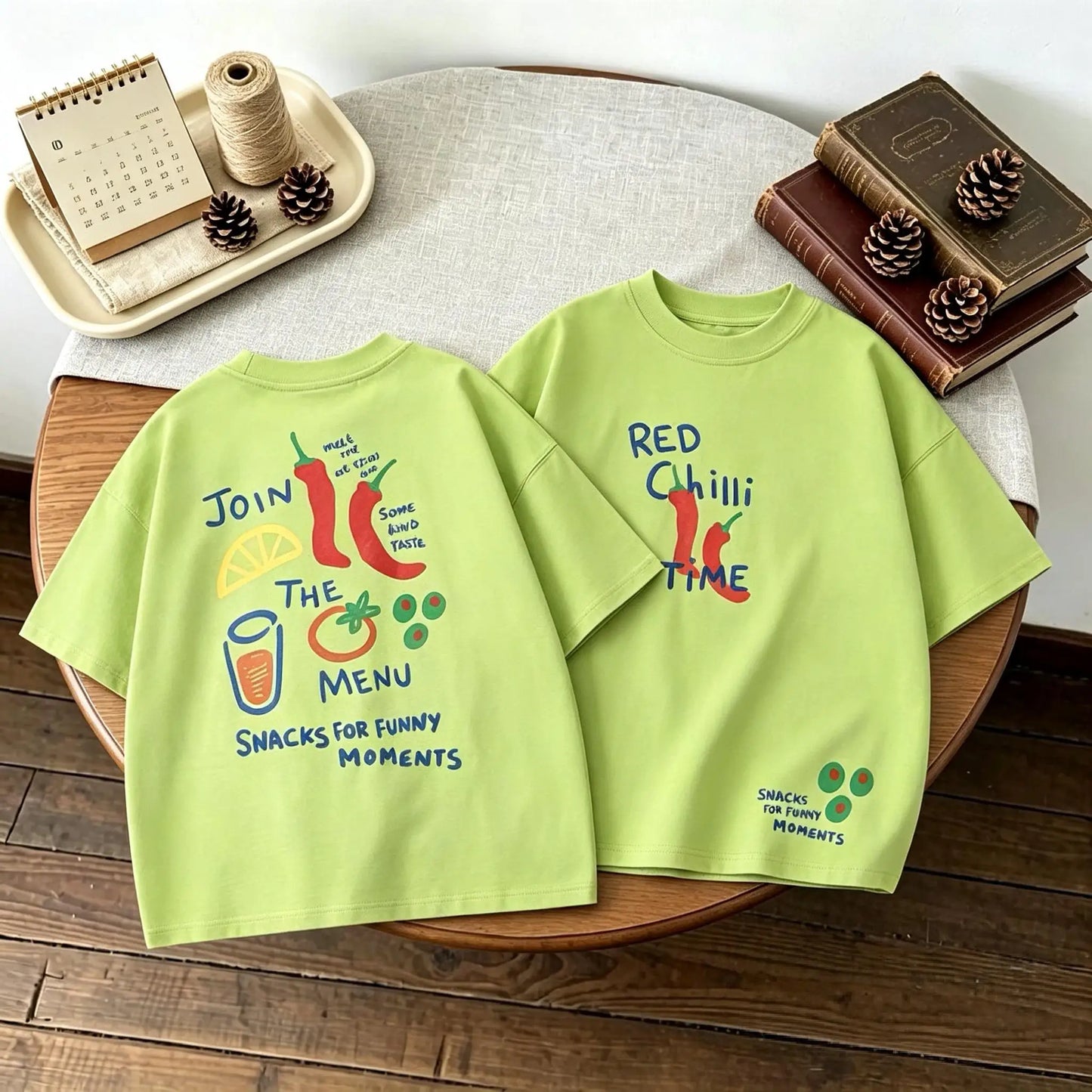 Kids’ Double-Sided Print Summer T-Shirt
