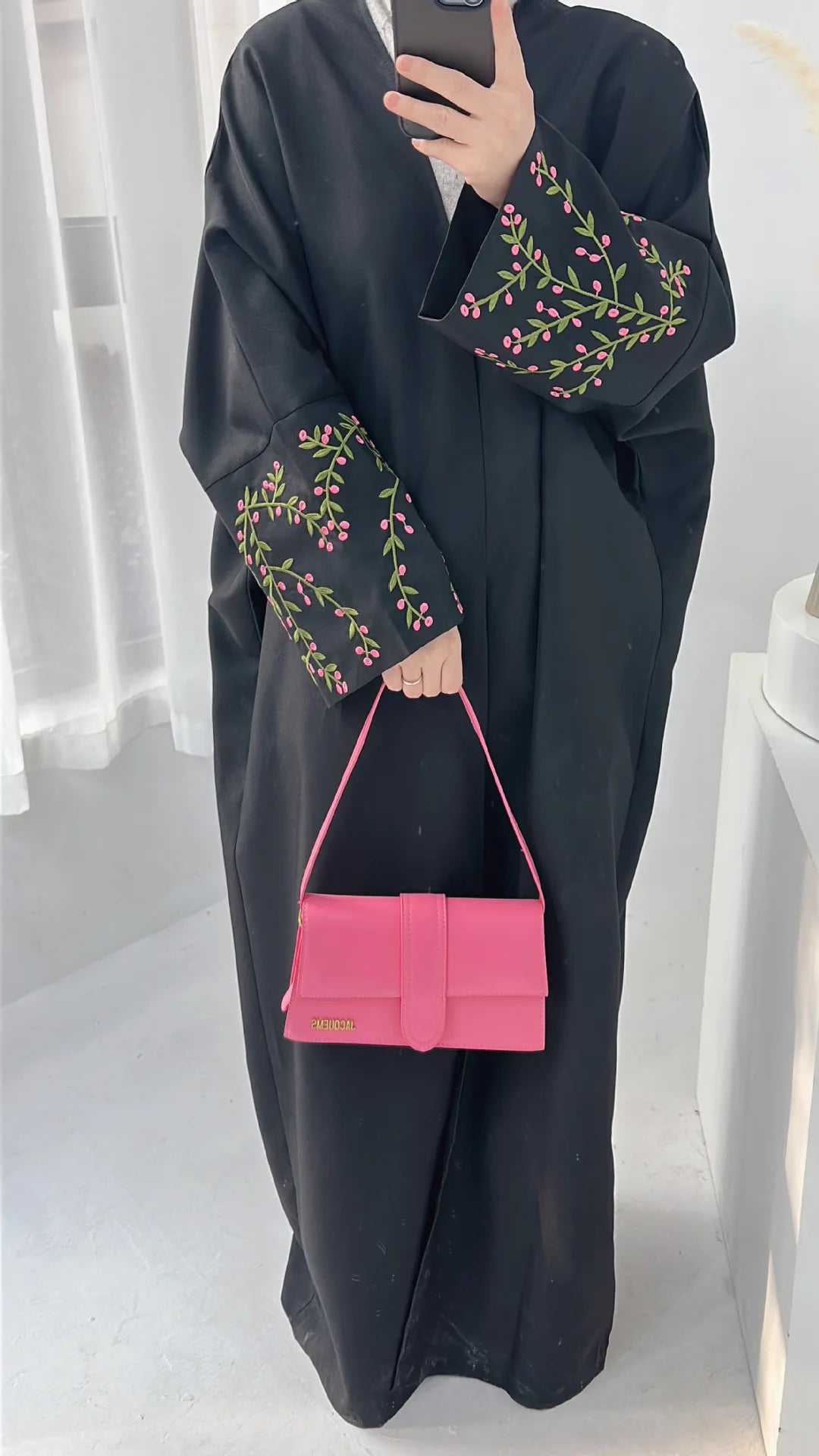 Women’s Elegant Eid Embroidered Abaya