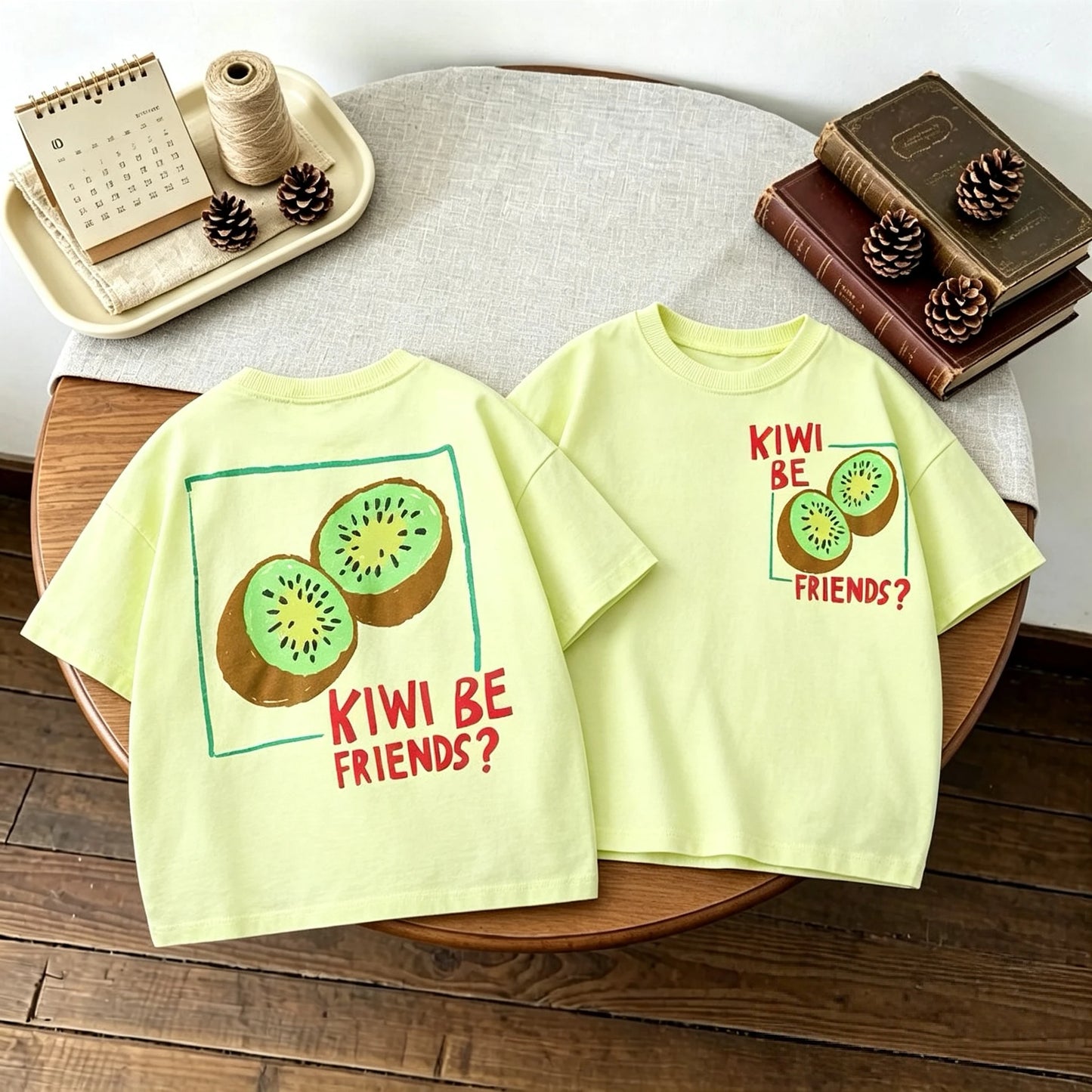Kids’ Double-Sided Print Summer T-Shirt