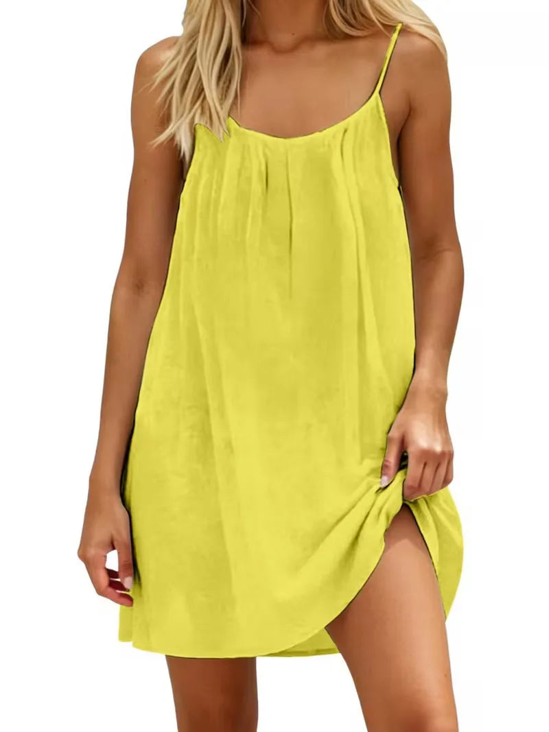 Women’s Loose Backless Slip Dress